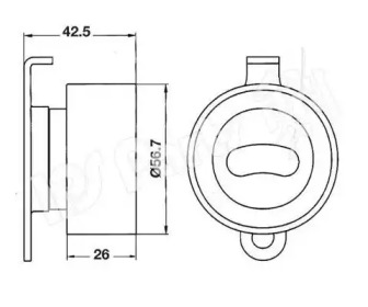 Натяжитель IPS Parts ITB-6413