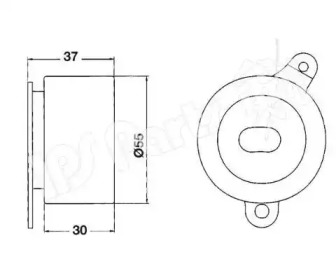 Натяжитель IPS Parts ITB-6415