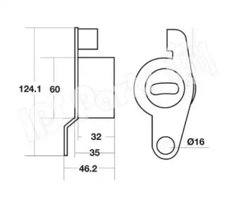 Натяжитель IPS Parts ITB-6420