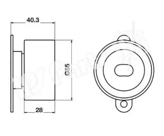 Натяжитель IPS Parts ITB-6424