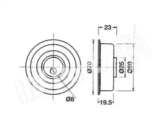 Натяжитель IPS Parts ITB-6510