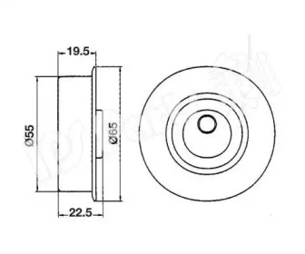 Натяжитель IPS Parts ITB-6514