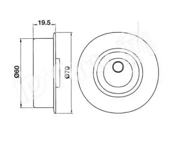 Натяжитель IPS Parts ITB-6518