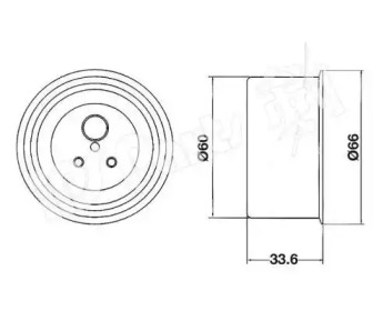 Натяжитель IPS Parts ITB-6519