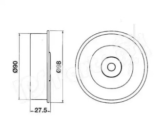 Натяжитель IPS Parts ITB-6523