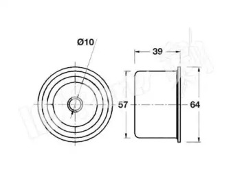 Натяжитель IPS Parts ITB-6529