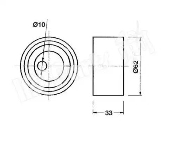 Натяжитель IPS Parts ITB-6532