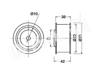 Натяжитель IPS Parts ITB-6533