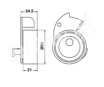 Натяжитель IPS Parts ITB-6601