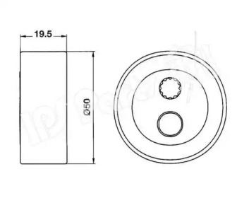 Натяжитель IPS Parts ITB-6607