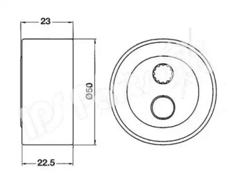 Натяжитель IPS Parts ITB-6608