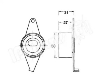 Натяжитель IPS Parts ITB-6611