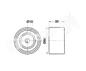 Натяжитель IPS Parts ITB-6701