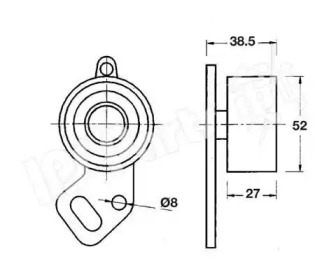 Натяжитель IPS Parts ITB-6707