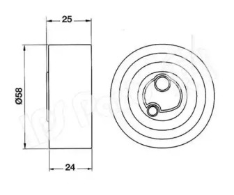 Натяжитель IPS Parts ITB-6800