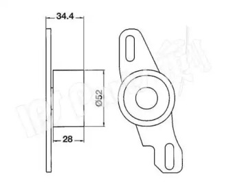 Натяжитель IPS Parts ITB-6803