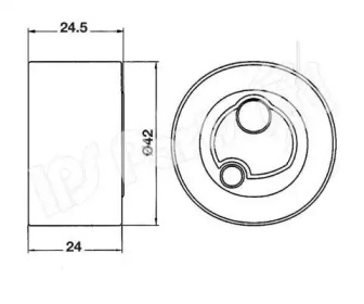 Натяжитель IPS Parts ITB-6805