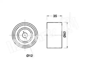 Натяжитель IPS Parts ITB-6905