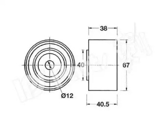 Натяжитель IPS Parts ITB-6908