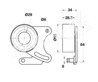 Натяжитель IPS Parts ITB-6913