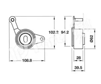 Натяжитель IPS Parts ITB-6919