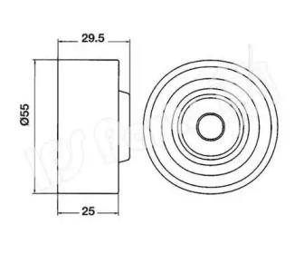 Натяжитель IPS Parts ITB-6H02