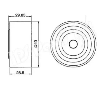 Натяжитель IPS Parts ITB-6H04