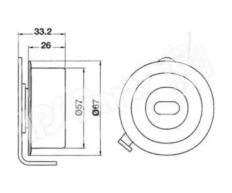 Натяжитель IPS Parts ITB-6H08