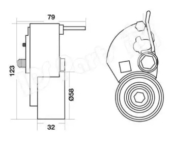 Натяжитель IPS Parts ITB-6H24