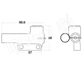 Натяжитель IPS Parts ITB-6H25