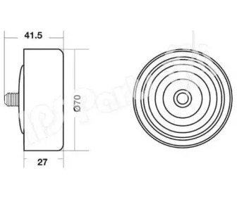 Натяжитель IPS Parts ITB-6H26