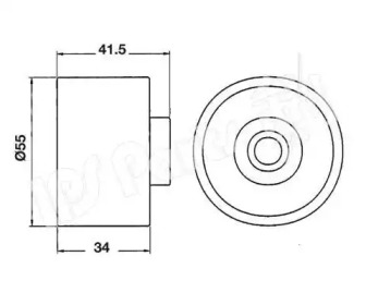 Натяжитель IPS Parts ITB-6K02