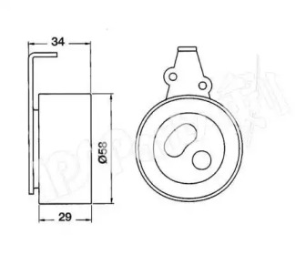 Натяжитель IPS Parts ITB-6K05