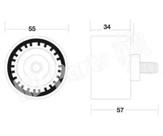 Натяжитель IPS Parts ITB-6K17