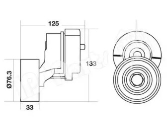 Натяжитель IPS Parts ITB-6K27E