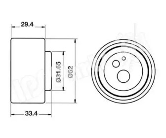 Натяжитель IPS Parts ITB-6K29