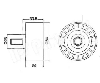 Натяжитель IPS Parts ITB-6W01