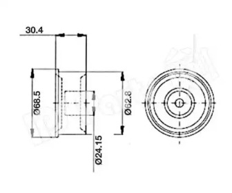 Натяжитель IPS Parts ITB-6W06