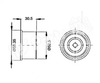 Натяжитель IPS Parts ITB-6W11