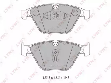 Комплект тормозных колодок LYNXauto BD-1423