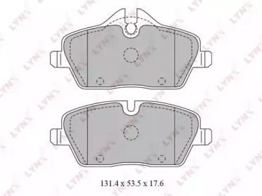 Комплект тормозных колодок LYNXauto BD-1429