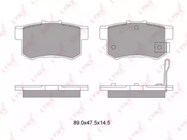 Комплект тормозных колодок LYNXauto BD-3401