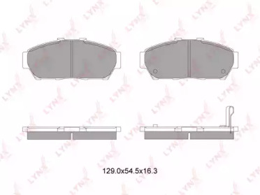 Комплект тормозных колодок LYNXauto BD-3433