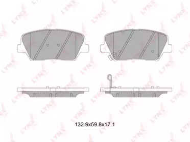 Комплект тормозных колодок LYNXauto BD-3630