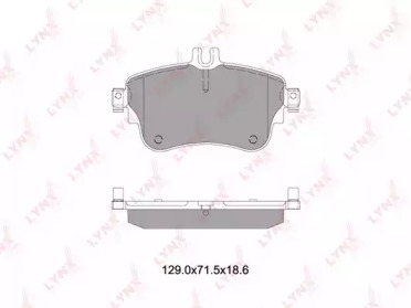 Комплект тормозных колодок LYNXauto BD-5357