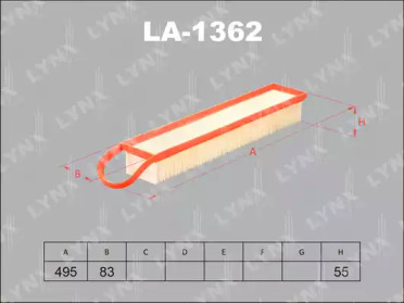 Фильтр LYNXauto LA-1362