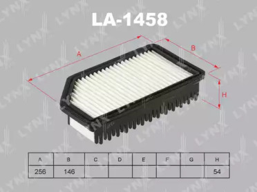 Воздушный фильтр LYNXauto LA-1458