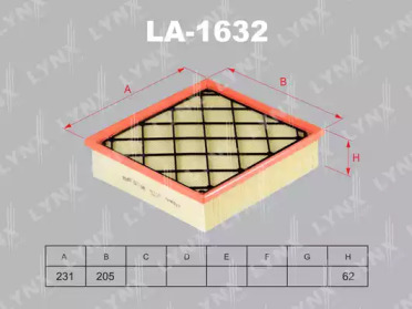 Фильтр LYNXauto LA-1632