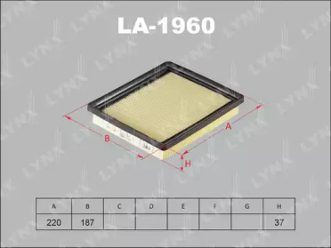 Воздушный фильтр LYNXauto LA-1960