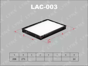 Фильтр LYNXauto LAC-003